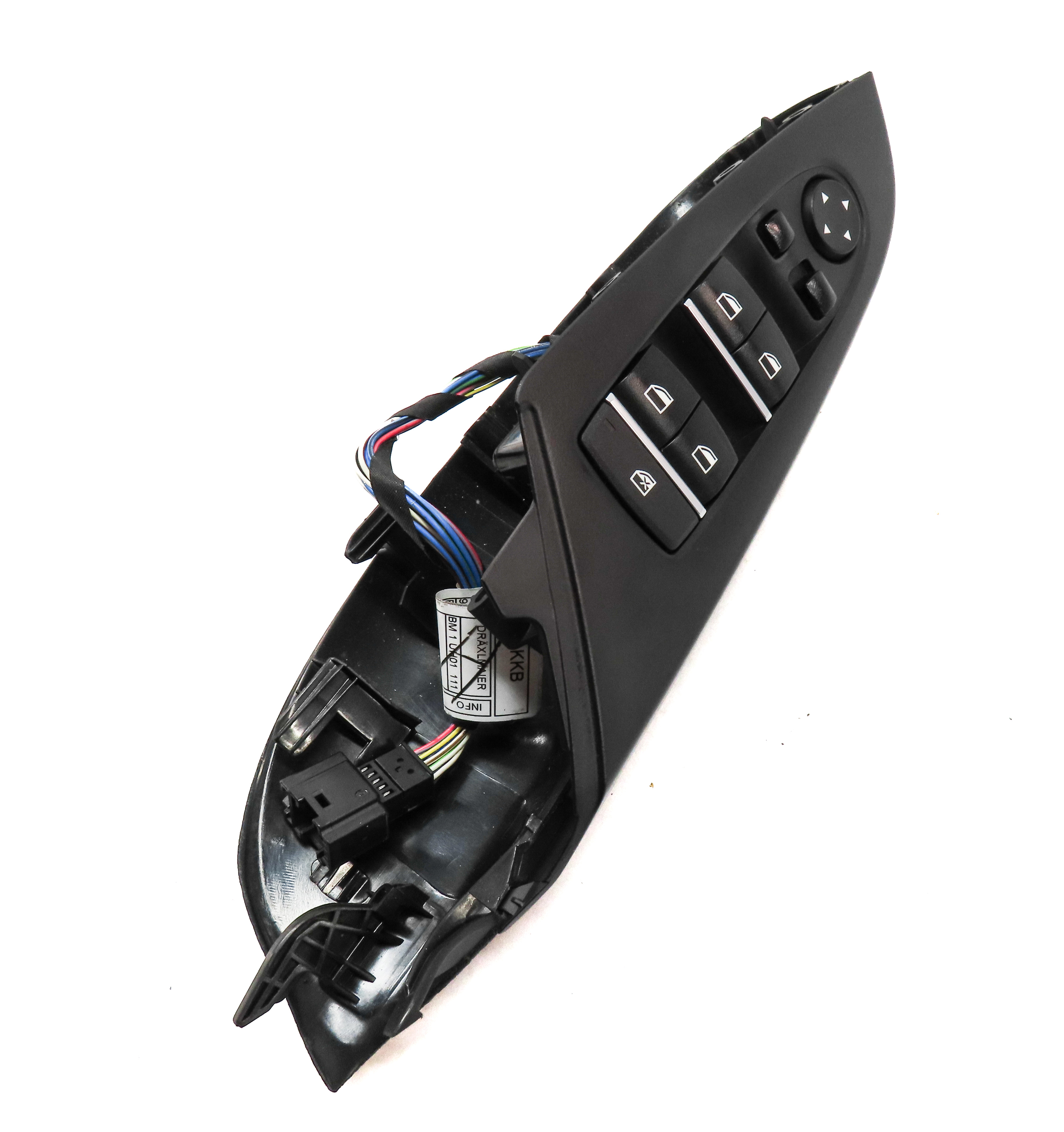 12-19 BMW 3 4 M3 X3 X4 SERIES FRONT LEFT DRIVER WINDOW SWITCH P-FOLD (BLACK) — exact item pictured